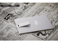 SCD200_M 翻轉(zhuǎn)式名片碟-金屬（COB Card style USB Flash Drive）
