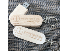 W100 木質(zhì)旋轉(zhuǎn)隨身碟（Wooden Swivel Flash drive）